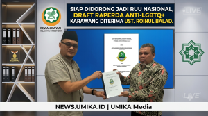 Siap Didorong Jadi RUU Nasional, Draft Raperda Anti-LGBTQ+ Karawang Diterima Ust. Roinul Balad