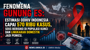 Fenomena Gunung Es: Estimasi ODHIV Indonesia Capai 570 Ribu Kasus, Seks Berisiko di Populasi Kunci dan Lingkaran Domestik Jadi Pemicu