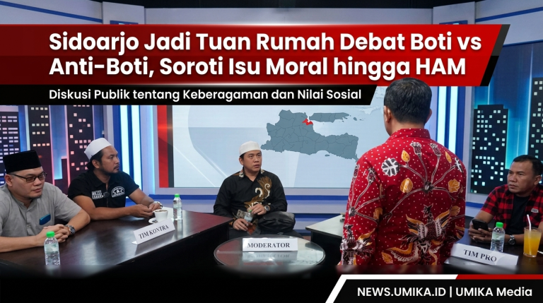 Sidoarjo Jadi Tuan Rumah Debat Boti vs Anti-Boti, Soroti Isu Moral hingga HAM