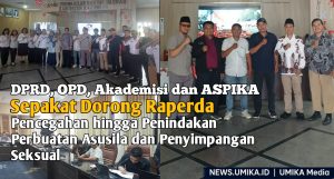 DPRD, OPD, Akademisi dan ASPIKA Sepakat Dorong Raperda Pencegahan hingga Penindakan Perbuatan Asusila dan Penyimpangan Seksual