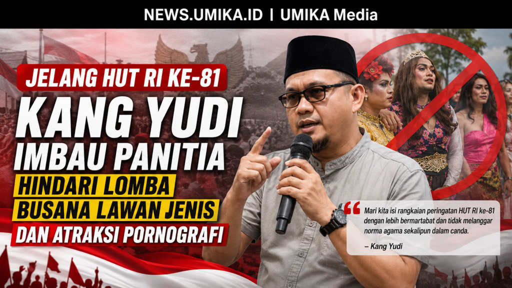 Jelang HUT RI ke-81, Kang Yudi Imbau Panitia Hindari Lomba Busana Lawan Jenis dan Atraksi Pornografi