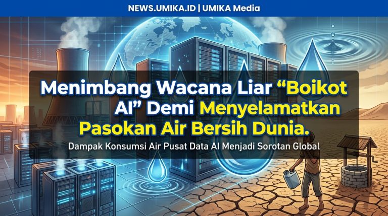 Menimbang Wacana Liar “Boikot AI” Demi Menyelamatkan Pasokan Air Bersih Dunia