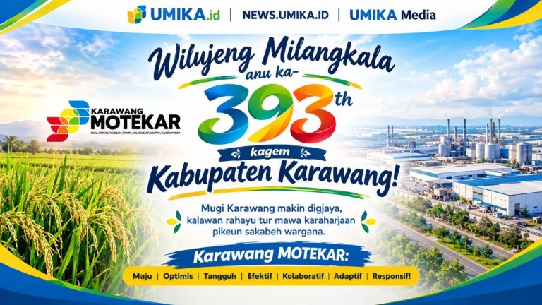 HUT ke-393 Kabupaten Karawang, UMIKA Media: Karawang MOTEKAR Harus Membawa Kemajuan dan Keberkahan