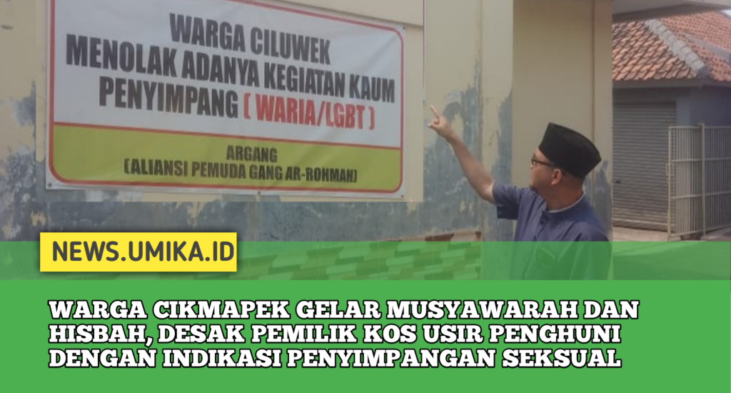 Warga Cikmapek Gelar Musyawarah dan Hisbah, Desak Pemilik Kos Usir Penghuni Dengan Indikasi Penyimpangan Seksual