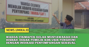 Warga Cikmapek Gelar Musyawarah dan Hisbah, Desak Pemilik Kos Usir Penghuni Dengan Indikasi Penyimpangan Seksual
